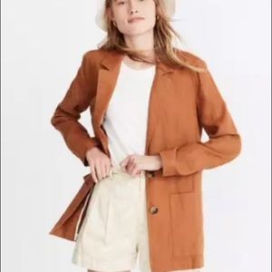 Madewell Linen Dorset Blazer